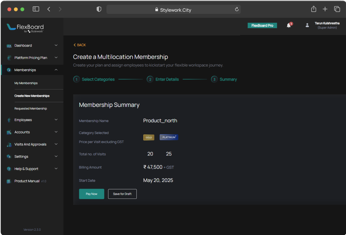 MultiLocation Membership