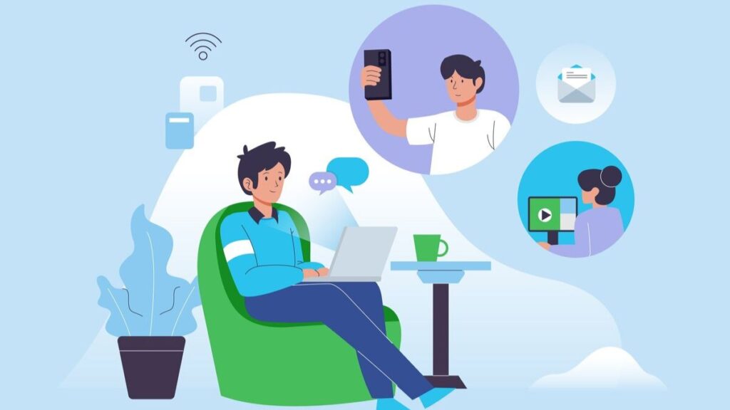 Internet and WiFi in coworking space